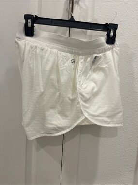 GAP White Athletic Skort with Overlap Front